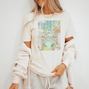 Whimsical Art Cats Jungle Adventure Graphic Tee